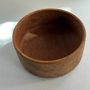 Goodwood Genuine Teak Wood Salad Bowl 9.5" Mid Century Made In Thailand